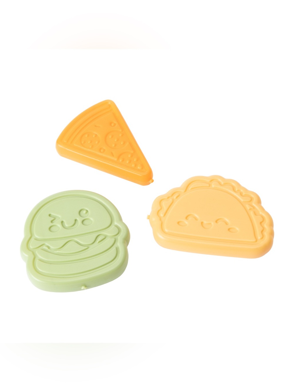 Ice Packs Taco Pizza and Burger Cute Kawaii style for lunchboxes or coolers - Picture 2 of 6